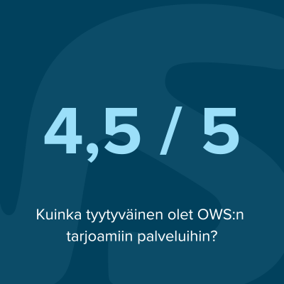 OWS tyytyväisyys palveluihin