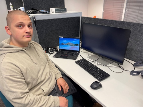 Sebastian Halonen aloitti harjoittelijana OWS Finlandilla